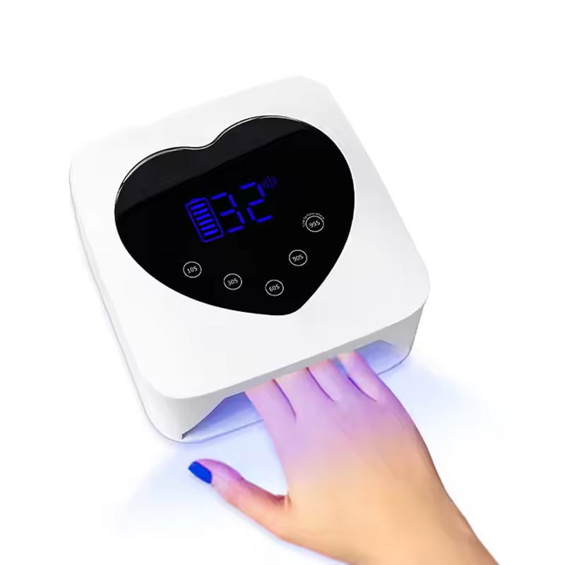 የሚስተካከለው የ LED የጥፍር መብራት ከማሳያ ጋር