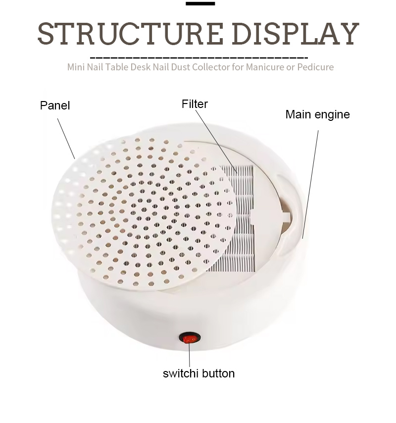 Dust collector with a small handle