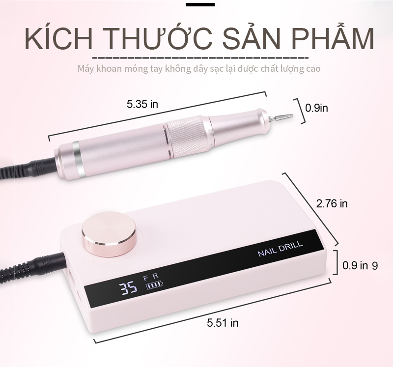 Portable gel nail buffer pen