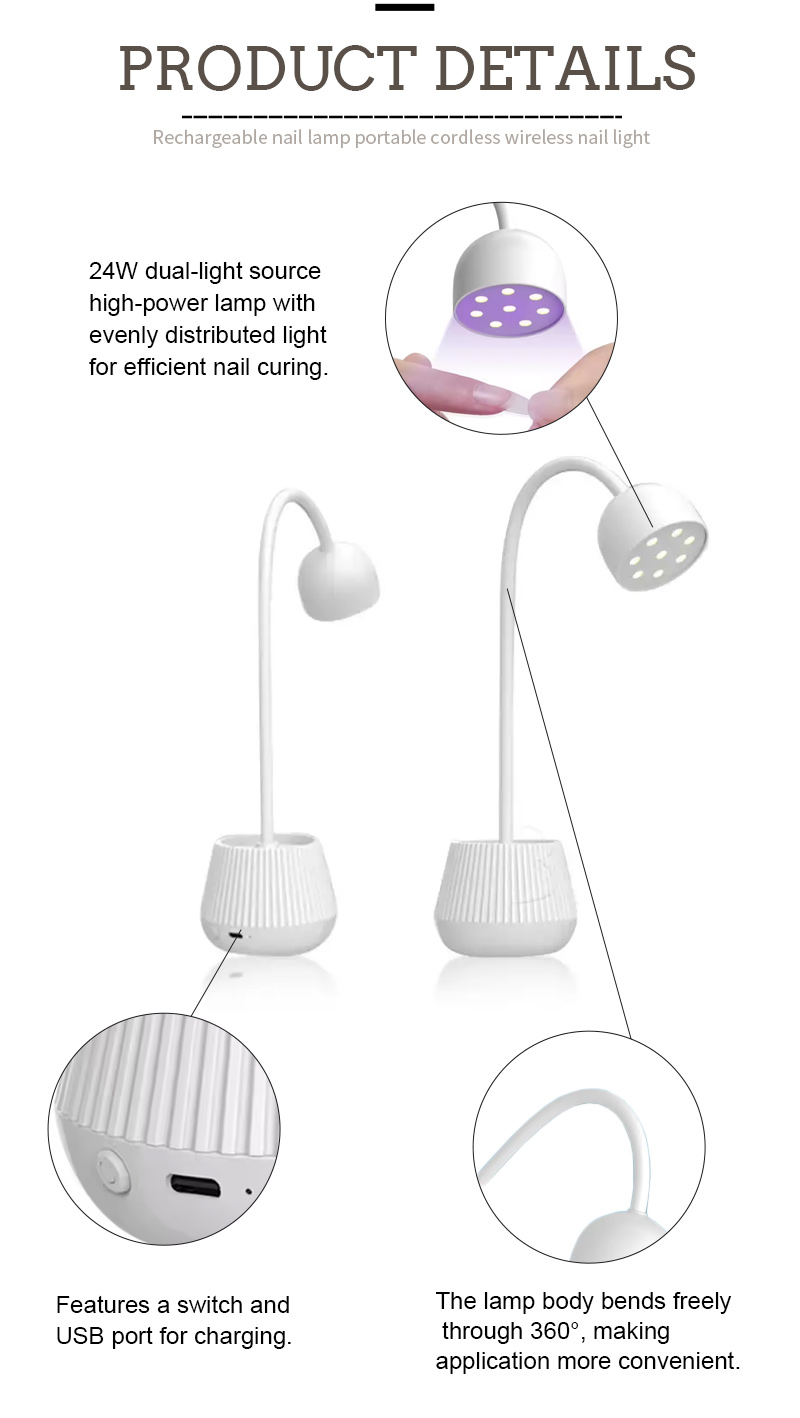 Small Table Lamp-Shaped Folding Light