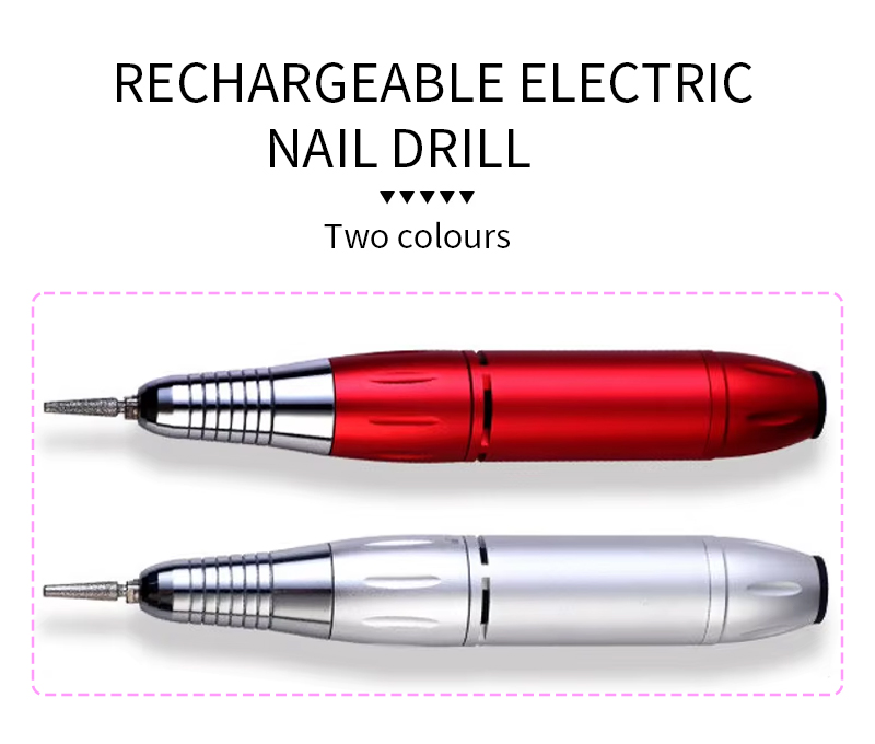 Rechargeable Electric Nail Drill Two Colors