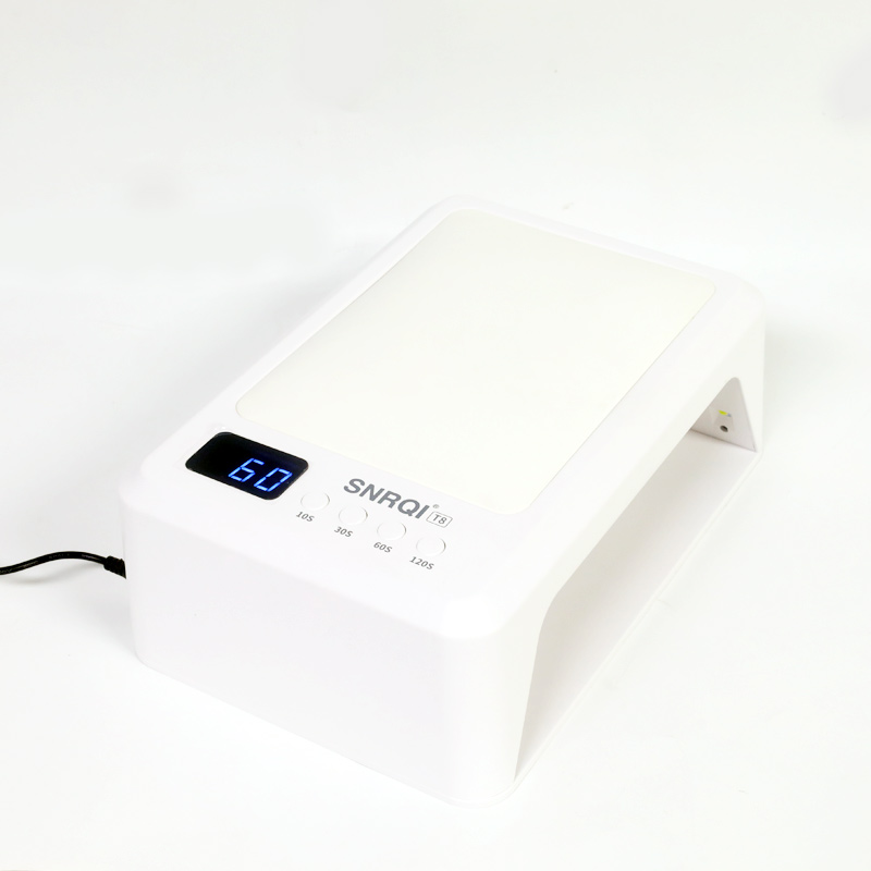 ትልቅ አቅም ያለው የጥፍር ማድረቂያ መብራት ከእጅ እረፍት ጋር