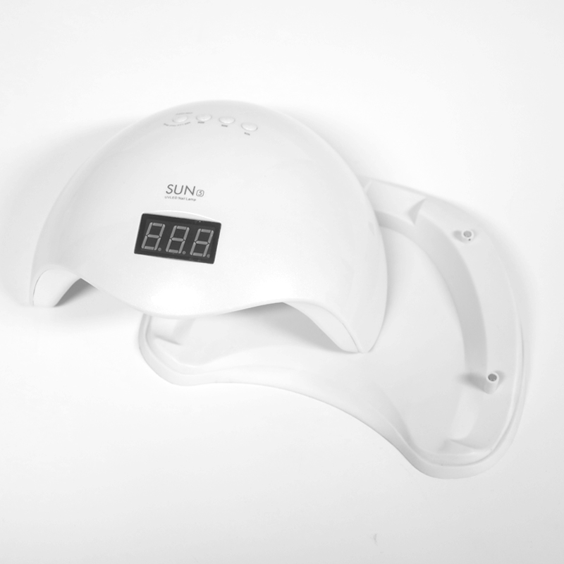 ተንቀሳቃሽ መሠረት ያለው የጥፍር ማድረቂያ